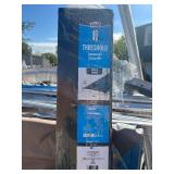 5 in. x 1/4 in. x 72 in. Bronze Aluminum Commercial Flat-Profile Threshold