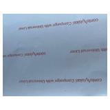 Contra Vision® Campaign™ Perforated Window Film Sheet - 5’ x 4’ - Privacy Film White