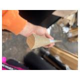 Bundle of 5 Performance Accessories MQND 95" x 1" Laminate Glue Down or Nail Down Quarter Round