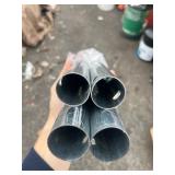 Bundle of 4 Metal Poles 6’ x 1”