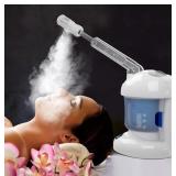 Kingsteam Tabletop Facial Steamer - Ozone Steamer with 360° Rotatable Arm - Professional Nano Ionic Facial Steamer for Deep Cleaning - Portable for Personal Care Use at Home or Salon