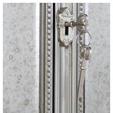 New Loren Jewelry Storage Mirror With Lock 82” x 48” retails for $2400 - Read Description Comes as a pictured