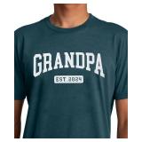 Dad Shirts Men Tee Dad Shirts for Men Grandpa Gifts Casual Short Sleeve Tops Medium