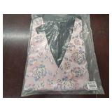 Hi-Tie Silk Mens Suit Vests and Tie Set Lapel Pin Gold Tie Clip Paisley Floral Casual Waistcoat Tuxedo Wedding Party Business Size XL Pink