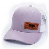 KOLWOVEN New Dad Hat Est 2025, First, Papa Trucker Baseball Cap, Ideal Birthday or Father s Day Present One Size Grey