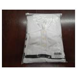 Demoking Striped Sweaters for Men Polo Shirts Long Sleeve Mens Casual Knit Sweater Size 2XL White