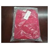 Womens Summer Dresses Loose Sleeveless Spaghetti Strap Asymmetric Tiered Maxi Dress Size Medium Pink