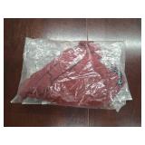 PrinStory Womens Short Sleeve Tops Summer Fashion Irregular Neck Knitted Tunic Tops Casual Loose Pullover Shirts Size Large Color Is Red