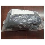 Women Summer T Shirt Casual Dress Crew Neck Wrap Ruched Bodycon Short Sleeve Party Club Mini Dresses(Black, XXL)