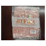 BTFBM Fall Tops for Women 2025 Off The Shoulder Summer Top Short Sleeve Shirts Rib Knit Slim Fit Going Out Y2K Clothes Size Medium