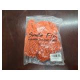 Smile Fish Women Halloween Sexy 80s Costumes Concert Fishnet Orange Crop Hoodies T-Shirt(0026,Orange,M)