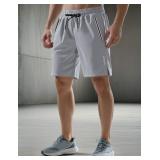 Mens Workout Athletic Shorts 7 inch Inseam Quick Dry Hiking Shorts Men Lightweight Sports Gym Shorts Running Size Small