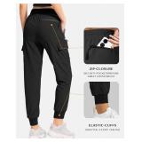 Buauty Lightweight Hiking Pants Women,Quick Dry Joggers Cargo Pants Casual Workout Travel Athletic Summer with Pockets XXL