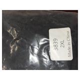 Women Summer T Shirt Casual Dress Crew Neck Wrap Ruched Bodycon Short Sleeve Party Club Mini Dresses(Black, XXL)