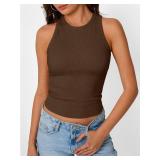 SUNBS Womens Tank Tops Summer Workout Sleevesless Shirts Beach Vacation Outfits Spring Fashion Trendy Y2k Clothes 3Pack 3CWBlack S