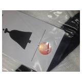 ZESICA Womens Casual Striped Wide Leg Pants Elastic Waist Drawstring Knit Loose Soft Pajama Lounge Pants Fall Clothes size S Black and White