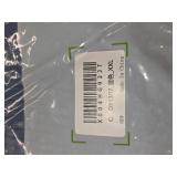 PRETTYGARDEN Womens Summer Tops 2025 Casual Ruffle Sleeve Pleated V Neck Shirts Dressy Swiss Dot T-Shirts Crochet Blouse XXL Blue/Gray