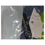 PRETTYGARDEN Womens Summer Tops 2025 Casual Ruffle Sleeve Pleated V Neck Shirts Dressy Swiss Dot T-Shirts Crochet Blouse XXL Blue