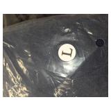 CLOZOZ Womens High Waisted Dressy Pants Tummy Control Waffle Knit Loose Fit Straight Leg Stretch Casual Wide Leg Trouser Size L Deep Blue