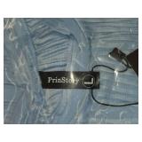 PrinStory Womens Sleeveless Textured Slim Tops Crewneck Knit Solid Summer Casual Shirts Pullover Tank Tops for Women Size L