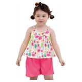 RETSUGO Toddler Girl Short Sets Summer Clothes Two Piece Outfit Bow Knot Sleeveless Tank Top & Shorts Clothing Set 18-24M