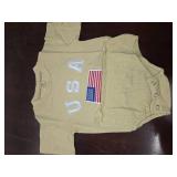 4th of July American Flag Tshirt Outfit