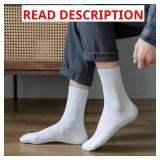 Mens Ankle Athletics Sock Five Pack Cotton Socks for Men XL