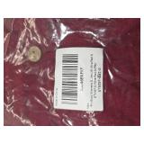 PrinStory Womens Short Sleeve Tops Summer Fashion Irregular Neck Knitted Tunic Tops Casual Loose Pullover Shirts Size S Wine Red