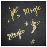 Magic Kingdom Tank Tops Women Sequin Magical Castle Shirt Fairy Graphic Tees Summer Vacation Sleeveless Top L