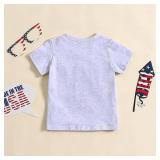 4th of July Mommy and Me Matching Shirts American Flag Tshirt Tops Mom Daughter Son Outfit 18-24 m
