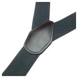 JEMYGINS Mens 1.4 inches Wide with 6 Button End Elastic Adjustable Suspenders