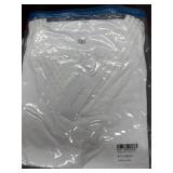 Aokosor Womens Summer Tops 2025 Trendy Crochet V Neck Tee Shirts Short Sleeve Casual white L