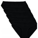 LYYTHAVON Women s Underwear Cotton Panties Lace Soft Hipster Panty Ladies Stretch Full Briefs 5 Pack S