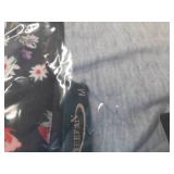 OFEEFAN Womens Tops Tulip Short Sleeve Blouses Pleated Front Summer Beach Vacation Outfits Size M