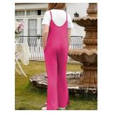 blibean Teen Girls Fashion Sleeveless Jumpsuits Kids Strap Pockets Romper Size 6-15 Years