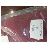 Women Summer T Shirt Casual Dress Crew Neck Wrap Ruched Bodycon Short Sleeve Party Club Mini Dresses(Red, XL