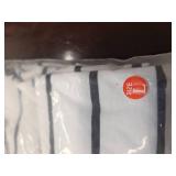 FKEEP Stripe Pajamas Set Women Two-Piece Nightwear Short Sleeve Sleepwear Soft Side Split Loungewear Pjs Sets Size L