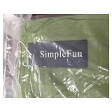 SimpleFun Maxi Dress for Women Cruise Vacation Fashion Sleeveless Plain Flowy Long Sun Dress with Pockets Green,L