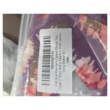 Floral Boho Tops for Women Summer V Neck Flowy Bohemian Long Sleeve Blouses size L