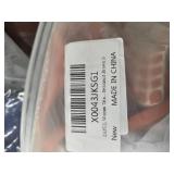 ZAFUL Women Triangle String Two Piece Bikini Fishnet Mesh Tie Shell Decor Tanga 2 Piece Swimsuit size S