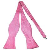 RBOCOTT Paisley Self Tie Bow Tie and Pocket Square Lapel Pin Sets for Men