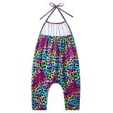 Girls Jumpsuit Kids Sleeveless Loose Romper Toddler Short Pants Summer Outfits with Pockets SIZE 10