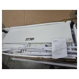 EnHomee 51\" H White Dresser with 15 Drawers Dresser for Bedroom with Charging Station & LED Lights & Hutch Sturdy Bedroom Dressers, Steel Frame, Wood Top, 51.2\" H x 39.3\" W x 11.8\" D