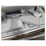 EnHomee 51\" H White Dresser with 15 Drawers Dresser for Bedroom with Charging Station & LED Lights & Hutch Sturdy Bedroom Dressers, Steel Frame, Wood Top, 51.2\" H x 39.3\" W x 11.8\" D