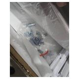 EnHomee 51\" H White Dresser with 15 Drawers Dresser for Bedroom with Charging Station & LED Lights & Hutch Sturdy Bedroom Dressers, Steel Frame, Wood Top, 51.2\" H x 39.3\" W x 11.8\" D