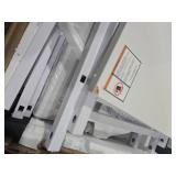 EnHomee 51\" H White Dresser with 15 Drawers Dresser for Bedroom with Charging Station & LED Lights & Hutch Sturdy Bedroom Dressers, Steel Frame, Wood Top, 51.2\" H x 39.3\" W x 11.8\" D