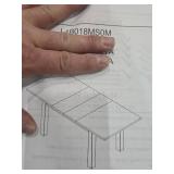 extendable dining table l1b018msom