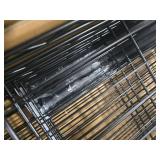 Wire Shelving Unit Storage Cart Metal Shelf Rolling Utility Cart 2100Lbs Capacity with 6 Tier Casters Adjustable Layer Rack Strong Steel for Restaurant Garage Pantry Kitchen,Black