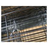 Wire Shelving Unit Storage Cart Metal Shelf Rolling Utility Cart 2100Lbs Capacity with 6 Tier Casters Adjustable Layer Rack Strong Steel for Restaurant Garage Pantry Kitchen,Black