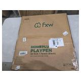 FXW Homeplus Dog Playpen Designed for Indoor Use, 1 Add-on Gate, 32\" Height for Medium Dogs Patented